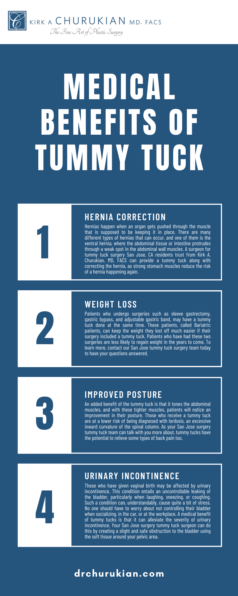 MEDICAL BENEFITS OF TUMMY TUCK INFOGRAPHIC