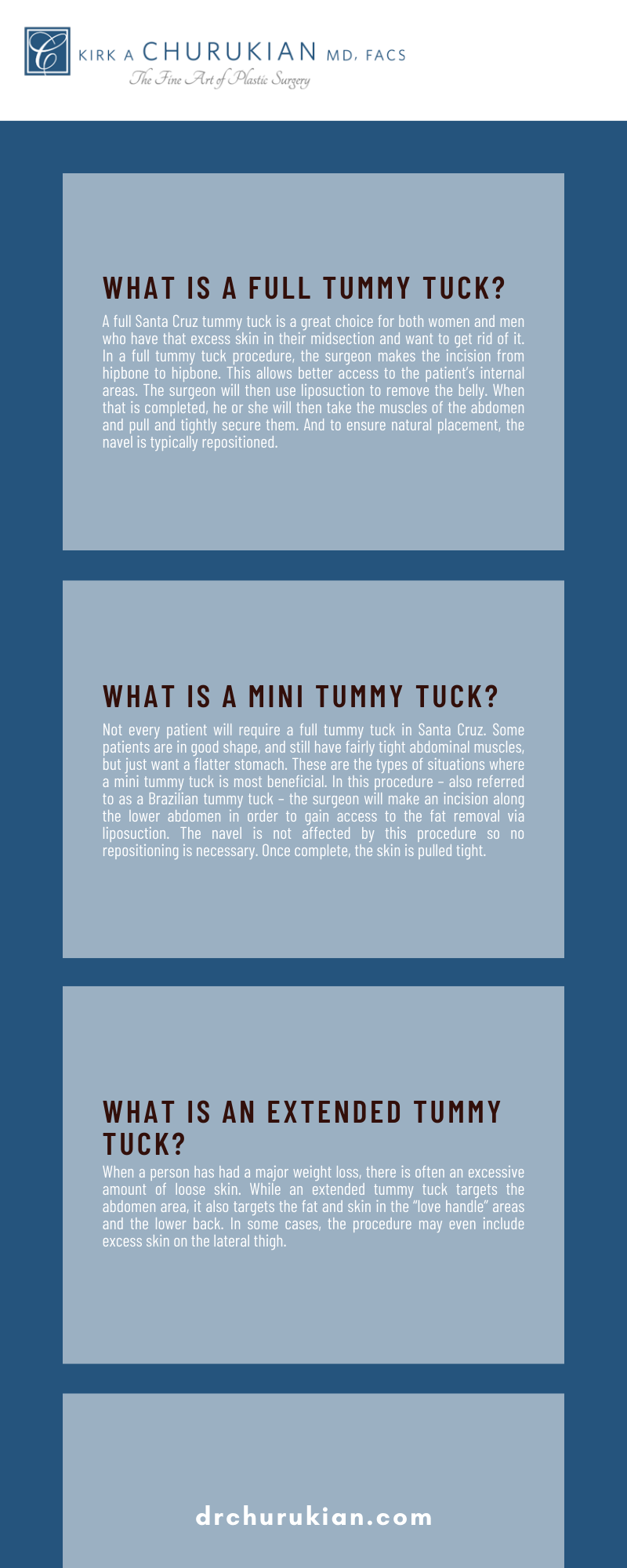 WHAT IS A FULL TUMMY TUCK INFOGRAPHIC