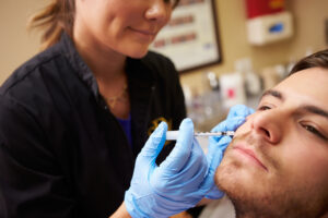 Plastic Surgeon Los Gatos, CA - Man Having Botox Treatment At Beauty Clinic